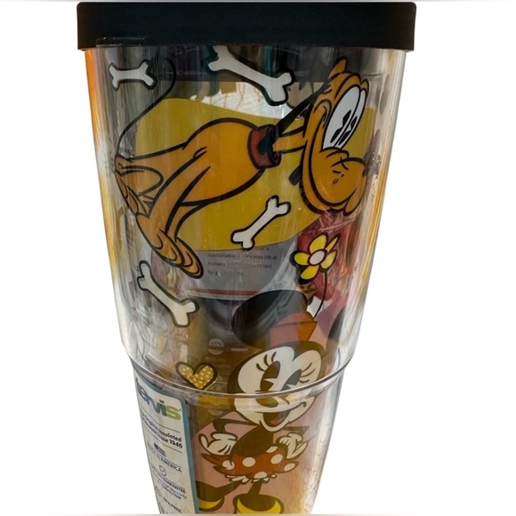 TERVIS Disney Tumbler 24oz Mickey Mouse Minnie Donald & Goofy hot/cold cup NWT - Picture 4 of 8